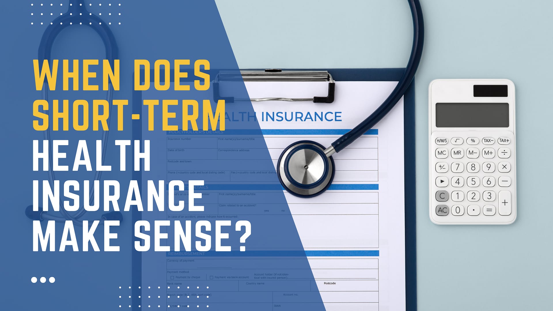 Short Term Health Insurance Plans